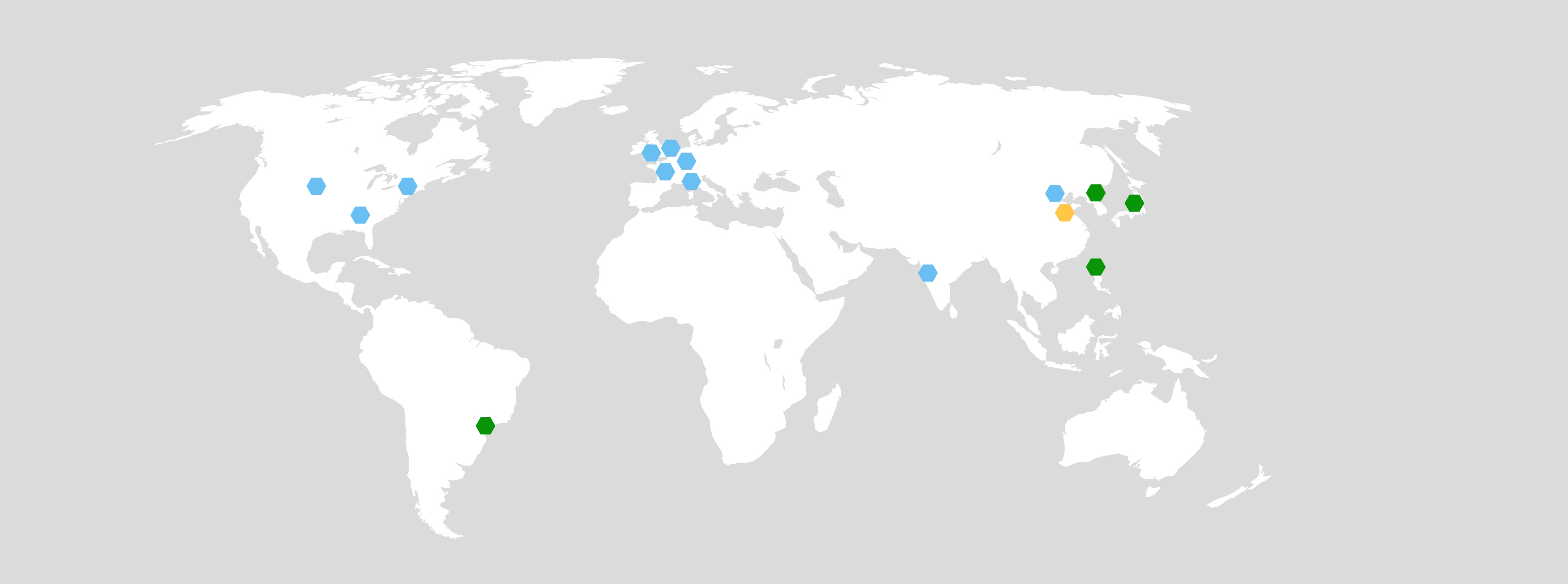 Worldwide operating, <br> 8 locations, 3 production sites, 10 years of experience